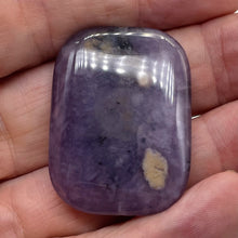 Load image into Gallery viewer, Purple Sage Plume Agate Rectangle Pendant Bead | 39x30x8mm | Purple | 1 Bead |