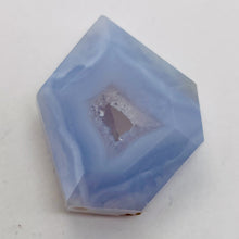 Load image into Gallery viewer, Druzy Blue Chalcedony Designer Pendant Bead | 30cts | 26x20x8mm | 1 Bead |