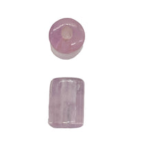 Load image into Gallery viewer, Kunzite Premium Hexagon Tube Beads | Pink | 8x12mm | 2 Beads |