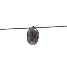 Load image into Gallery viewer, Champagne Diamond Faceted .33ct Brio;ette | 4x3mm | White tint | 1 Bead