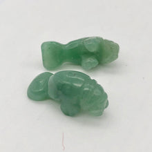 Load image into Gallery viewer, Grace! Aventurine Carved Manatee Figurine | 27x11x12mm | Green