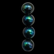 Load image into Gallery viewer, Blue Freshwater Pearl Beads 11mm Round 4 Pearls Parcel Jewelry Making