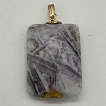 Load image into Gallery viewer, Purple Flower Sodalite Faceted 14K Gold Filled Pendant } 1 3/4" Long| 1 Pendant|
