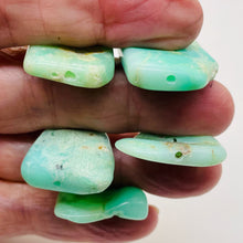 Load image into Gallery viewer, Designer Natural Chrysoprase Beads | 212cts! | 35x20x4 to 34x24x7mm | 5 Beads |