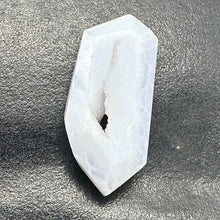Load image into Gallery viewer, Chalcedony Druzy 32ct Designer Cut Pendant Bead| 34x16x7 | Blue|1 Pendant Bead |