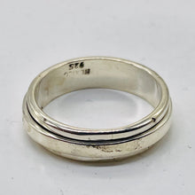 Load image into Gallery viewer, Sterling Silver Double Band Spinner Ring | Size 9 | Silver | 1 Ring |
