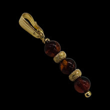 Load image into Gallery viewer, Amber Drop/Dangle Pendant | 1" Long | Amber |