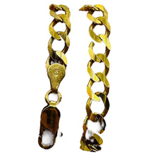 Load image into Gallery viewer, Italian! 10K Gold Figaro Link Chain Bracelet |7" Long |