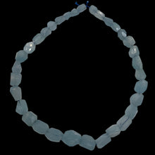 Load image into Gallery viewer, Aquamarine Graduated 19" Strand | 12x8 to 20x12mm | Blue | 32 to 36 Beads |