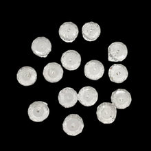 Load image into Gallery viewer, Quartz Clear Faceted Rock Crystal Rondelle Parcel | 8x5mm | Clear | 15 Beads|