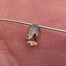 Load image into Gallery viewer, 0.23cts Natural Champagne Diamond Briolette Bead 6569XJ