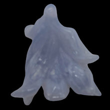 Load image into Gallery viewer, Blue Chalcedony Carved Druzy 65 cts Triple Drilled Flower Bead | 40x25x20mm |