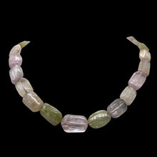 Load image into Gallery viewer, Kunzite 55G Flat Nugget Bead Strand | 16x9x5 to 15x10x4mm | Pink, Green, Clear |
