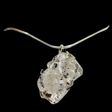 Load image into Gallery viewer, Twin Herkimer Diamond Faceted Infinity Pendant | 1 3/4" Long| Clear | 1 Pendant|
