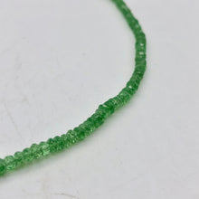 Load image into Gallery viewer, 7 Beads of Tsavorite Garnet Faceted Roundel Beads 3287