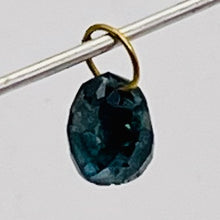 Load image into Gallery viewer, Diamond .35ct Briolette 14K Pendant | 4x3x3mm | Blue | 1 Pendant Bead |