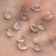 Load image into Gallery viewer, 1 Premium 7x5x2.5 to 8x5.5x3mm Topaz Faceted Briolette Bead 4077M