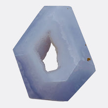 Load image into Gallery viewer, Druzy Blue Chalcedony Designer Pendant Bead | 24cts | 25x22x7mm | 1 Bead |