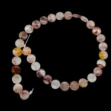 Load image into Gallery viewer, 9 Natural Quartz Orange' 12x4mm Coin Beads 9337