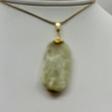 Load image into Gallery viewer, Kunzite14K Gold Filled 30x18x9mm Pendant | 1 3/4" Long | Green | 1 Pendant |