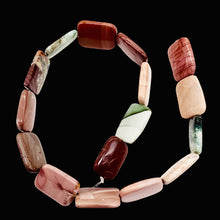 Load image into Gallery viewer, Exotic Imperial Jasper 25x18x5mm Bead Strand 110272