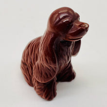 Load image into Gallery viewer, Hand-Carved American Cocker Spaniel Puppy | 1 1/2" Tall | Golden Brown | 1 Figurine |