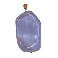 Load image into Gallery viewer, Blue Chalcedon 14K Gold Filled Designer Pendant | 2" Long | Blue | 1 Pendant |