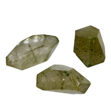 Load image into Gallery viewer, Rutilated Quartz Incredible Centerpiece Beads | 32x13mm to 27x18mm | 3 Beads |