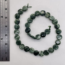 Load image into Gallery viewer, Siberia Russian Seraphinite 6x3mm Coin Bead Strand 110499