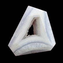 Load image into Gallery viewer, Chalcedony Druzy 29ct Designer Cut Pendant Bead| 27x21x7mm| Blue|1 Pendant Bead|