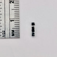 Load image into Gallery viewer, Natural Black Diamond Faceted Cube Beads | 1x1x1mm | 0.12tcw | 4 Beads |