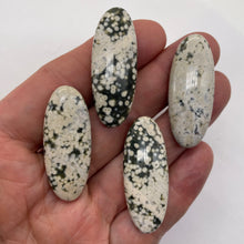 Load image into Gallery viewer, Ocean Jasper Speckled White Black Pendant Beads | 45x18x8mm | White Black | 4 |