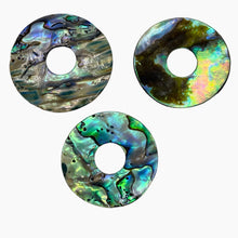 Load image into Gallery viewer, Dramatic Natural Rainbow Abalone 35mm Pi Circle! 3150C