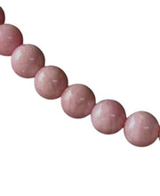 Load image into Gallery viewer, 12 Pink Rhodochrosite 6mm Round Beads