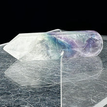 Load image into Gallery viewer, Soothing! Multi Hued Fluorite 2 1/4" Massage Crystal | Purple, Green, Clear|1 |