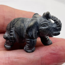 Load image into Gallery viewer, Hand-Carved Elephant Statue | 1 Figurine | | 1 1/4" Tall | Grey