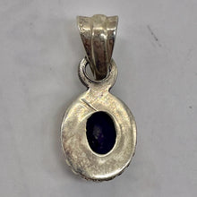 Load image into Gallery viewer, Amethyst Sterling Silver Drop Pendant | 3/4" Long | Purple | 1 Pendant |