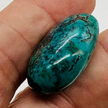 Load image into Gallery viewer, Turquoise 17g Natural Focal Nugget Pendant Bead | 22x21x15| Blue, Black| 1 Bead|