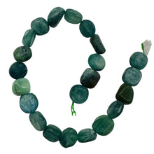 Load image into Gallery viewer, Kyanite Polished Rounded Nugget16" Strand | 10x10x6mm | Green, Silver| 45 Beads|
