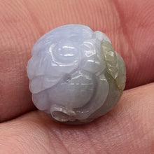 Load image into Gallery viewer, Jade Carved Round Bead | 13mm | Lavender | 1 Bead |