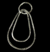 Load image into Gallery viewer, Designer Brushed Silver Loop Component Piece 10290