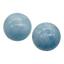 Load image into Gallery viewer, Aquamarine AAA Parcel Round Beads | 16mm | Blue | 2 Beads |