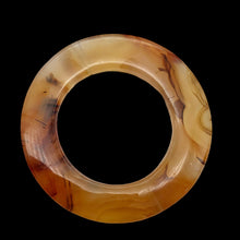 Load image into Gallery viewer, Carnelian Agate Picture Frame Bead| 37x3.5mm | Orange | 23mm opening |