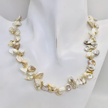 Load image into Gallery viewer, Keishi 16&quot; Strand Cornflake FW Pearls | 9x7 to 8x6x3mm | Silver White | 70 |
