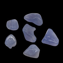 Load image into Gallery viewer, Chalcedony Gemstone 49g Nugget Beads | 33x19x13 to 19x17x13mm | Blue | 6 Beads |