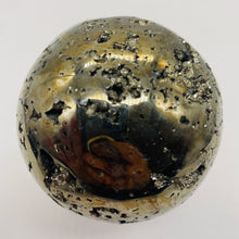 Load image into Gallery viewer, Pyrite Sphere Display Item | 463g |2 3/8" | Golden | 1 Collector's Sphere |