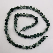 Load image into Gallery viewer, Siberia Russian Seraphinite 6x3mm Coin Bead Strand 110499
