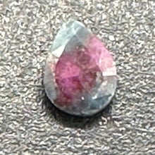 Load image into Gallery viewer, Ruby Zoisite Exquisite Flat Pear Briolette Bead | 9x6x3mm | Green, Red | 1 Bead|