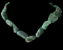 Load image into Gallery viewer, 377cts Designer Chrysoprase Nugget Bead Strand 110138E