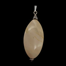 Load image into Gallery viewer, Mookaite Australian Sterling Silver Marquise Cut Pendant | White | 2 1/4" Long |